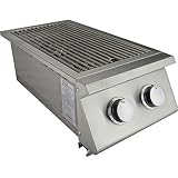 RCS Gas Grills Premier Series Stainless Steel Double Side Slide-in Burner - NG