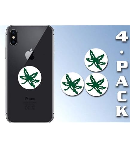 Ohio State Buckeyes Auto Decals 2-Pack - 4x4 Inches Each, Officially Licensed NCAA Vinyl Stickers - View #5