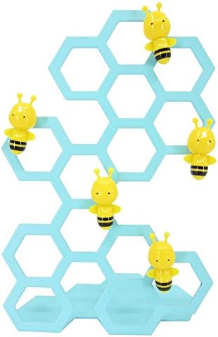 Bee Shaped Magnets with Stainless Steel Stands, Magnetic Memo Photo Holder, Desk Table Display, Whiteboard Refrigerator Magnet, 5.95 inch (Mint)