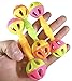 Bonka Bird Toys 2093 Pk 3 Birdie Barbell Foot Talon Toy Parrot Conure Parakeet Cockatiel Set Tropical Foraging Enrichment cagethumb 2