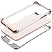 BENTOBEN iPhone 8 Plus Case, iPhone 7 Plus Case, Crystal Clear 2 in 1 Shockproof Slim Transparent TPU Protective Phone Cases Cover for iPhone 8 Plus / 7 Plus [Without Screen Protector] Clear/Rose Gold
