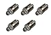 Sci-Supply Miniature LED Flashlight Bulbs, 3 Volt Mini Lamps, Warm White, E10 Small LED Bulbs, Pack of 5 (Warm White)