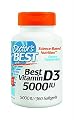 Doctor's Best Vitamin D3 5000iu Soft-gels, 360-Count (Pack of 3)