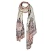 TANGDA Women Fashion Eiffel Tower Pattern Long Muffler Shawl Scarf Wraps
