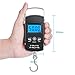 WECHIC Digital Fish Scale 110lb/50kg, Portable Luggage Weight Scale, Electronic Hanging Hook Scale, Fishing Scale with Measuring Tape, Backlit LCD Display
