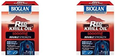 (2 PACK) - Bioglan Red Krill Oil 1000Mg Capsules - Double Strength | 30s | 2 PACK - SUPER SAVER - SAVE MONEY