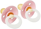 Gerber First Essentials 2 Pack Soft Center Latex Pacifier, Pink
