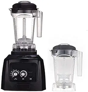 Juicer Electric juicer Juicer Milk Tea Mixer Professional Multi-Position Sorbet Machine For Double Cup Juice Rotary Button Milkshake Drink Appliance 1300W (Color : Black)