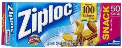 Ziploc Snack Bag-50 ct (Quantity of 6)