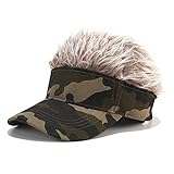 CNF CO Novelty Hair Visor Cap Adjustable Baseball