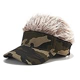 CNF CO Novelty Hair Visor Cap Adjustable Baseball