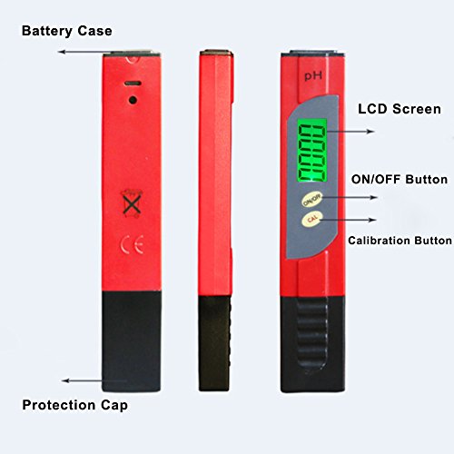 Water Quality Tester,Accurate and Reliable PH Meter Water Test Kit for Drinking Water, Aquariums and More