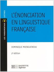 Book's Cover ofL'énonciation en linguistique française