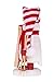Traditional Wooden Skier Snowman Nutcracker with Skis by Clever Creations | Festive Christmas Decor | 6