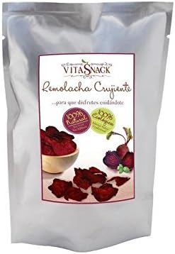 (4 PACK) - Vitasnack 100% Organic Raw Beetroot Crunch| 24 g |4 PACK - SUPER SAVER - SAVE MONEY