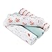 aden + anais Essentials Swaddle Blanket,Muslin Blankets for Girls & Boys,Baby Receiving Swaddles,Ideal Newborn Gifts,Unisex Infant Shower Items,Toddler Gift, Wearable Swaddling Set, Brave Little Ones