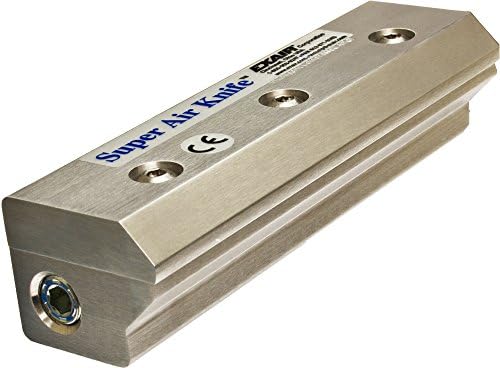 EXAIR 110030 Super Air Knife, 2.9 SCFM per Inch Maximum Flow Rate, 80 psig