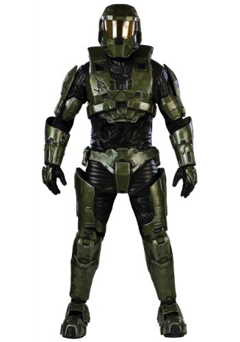 Rubies Mens Marvel Collectors Edition Halo 3 Supreme Master Chief Fancy Costume, Standard (up to 44)