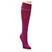 Sockwell Women's Floral Pindot Socks, Medium/Large, Violet