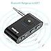 Nulaxy BR02 Bluetooth Receiver Supports 32G SD Card with Battery Indicator, Wireless Bluetooth 4.2 Audio Adapter for Car/Home Stereo Headphones System, Hands Free Calling, cVc Noise Canceling