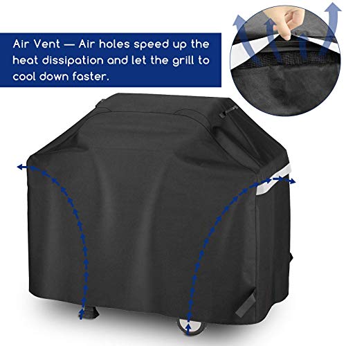 Utheer 55 Inch Grill Cover, Upgraded Heavy Duty Waterproof Grill Cover, BBQ Grill Cover for