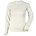 MERIWOOL Women’s Merino Wool Midweight Baselayer Crew - Cream/Extra Small