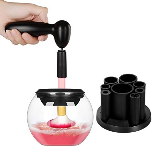 Electric Makeup Brush Cleaner Spiner Automatic Brush Cleaning Tool - Quickly Wash and Dry All Kinds of Make-Up Brushes NO Harm to Bristle