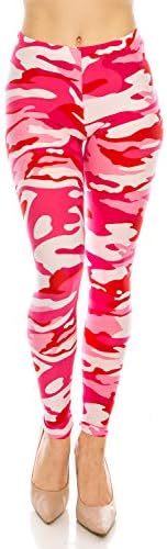 The Leggings Gallery Women's Printed Fashion Leggings Ultra Soft Solid & Patterned - Regular/Plus Sizes