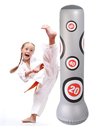 image for 12th Round Sports | Heavy Duty Inflatable Fitness Punching Bag | Activ