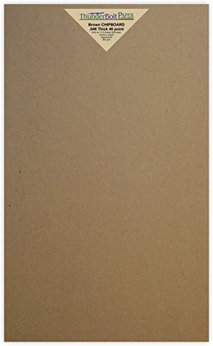50 Sheets Chipboard 46pt (point) 8.5