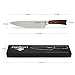 JuguHoovi Chef Knife,8 inch Kitchen Knife German Stainless Steel Kitchen Knives Multipurpose Chefs Knife Razor Sharp and Rust-Free Chopping Knife Professional High Carbon Knife for Chef