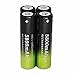 Clearance!4PCS Rechargeable 18650 Battery& Dual Smart Charger,Canserin 5800mAh Li-ion 3.7V