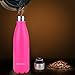 AOMERLY Stainless Steel Insulated Water Bottle Double Walled Vacuum Bottles - Pink