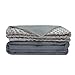 Quility Weighted Blanket for Kids - 7 LB Kids Weighted Blanket for Cooling & Heating - 100% Cotton Blanket w/ Glass Beads, Machine Washable - 41