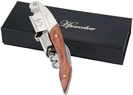Rosewood Waiters Corkscrew Premium All-in-one Wine Opener, Bottle Opener and Foil Cutter - No Risk, Lifetime!…