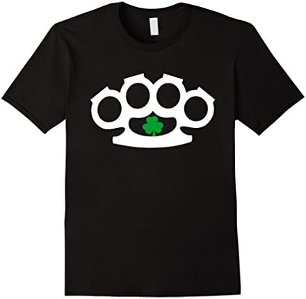 Irish Clover Brass Knuckles St.Patty's T-Shirt