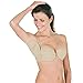 Ready Dress Shields Snaps Onto Your Bra Straps - Convenient Underarm Protection. #1114f (Beige)