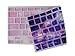 Dogxiong Galaxy Pattern Texture Silicone Keyboard Cover Ultra Thin Keyboard Skin for MacBook Air 13 [No-Touch ID], Pro Retina 13 15 Inch [2015 Year or Older Version]