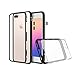 iPhone 8 Plus, iPhone 7 Plus Premium Modular Slim Case [RhinoShield Mod] Shock Absorbent Heavy Duty Protective Cover - Compatible w/ Wireless Charging & Lenses - Shockproof Black Bumper w/ Clear Back