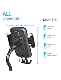 Soporte universal para teléfono móvil para coche, soporte ajustable para coche para iPhone XS Max X XR 8 Plus 7 6 Samsung Galaxy S10 S9 S8 Note 9 Nexus Sony?HTC?Huawei y todos los smartphones