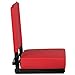 Flash Furniture Grandstand Portable Stadium Seat for Bleachers or Benches, Folding Padded Stadium Chair with Carrying Handle, 500 lb. Weight Capacity, Red