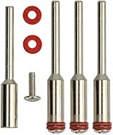 Plentoy 10Pcs 2.35mm Shank Cutting Disc Rotary Mandrels Holder for Dremel Tools view 5