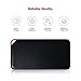 Tqka Quick Charge 3.0, 10000mah Portable Charger Bidirectional Quick Charge 3.0 with Dual Input (Type-C and Micro USB), Power Bank for iPhone, Samsung, HUAWEI, iPad and More - Black