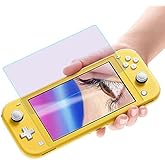 PERFECTSIGHT Anti Blue Light Anti Glare Tempered Glass Screen Protector Compatible with Nintendo Switch Lite 5.5 inch, [Eye Protection] [Great Gaming Experience] - Matte Clear Anti Fingerprint 1 Pack