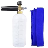 JWGJW 198 Snow Foam Lance Foam Cannon Foam Blaster 1/4" Quick Connector for Pressure Washer Gun