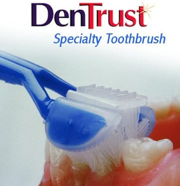 DenTrust 3-Sided Toothbrush :: Specialty Toothbrush for ARTHRITIS &amp; DEXTERITY :: Made In USA