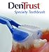 3 PACK:: DenTrust 3-Sided Toothbrush :: Specialty Toothbrush for AUTISM & Special Needs :: Autistic ASD :: Made In USA