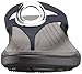 crocs Women's Sanrah Beveled Circle Sandal, Navy/Graphite, 8 M US