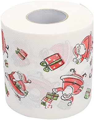 Santa Claus Merry Christmas Toilet Roll Paper Table Living Room Bathroom Tissue (H02)