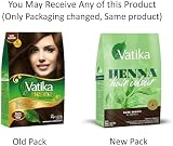 Vatika Naturals Henna Dark Brown Hair Colour 60g 6 x 10g Sachets Ammonia-Free view 2